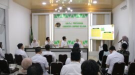 Pihak Kantor Pertanahan Lampung Selatan menggelar sosialisasi pengadaan tanah