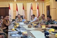 Poto: Rapat bersama Sekda,  KONI Lampung mematangkan persiapan penyelenggaraan Pekan Olahraga Provinsi (Porprov) Lampung ke-10 tahun 2026. (Ist).
