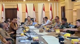 Poto: Rapat bersama Sekda,  KONI Lampung mematangkan persiapan penyelenggaraan Pekan Olahraga Provinsi (Porprov) Lampung ke-10 tahun 2026. (Ist).