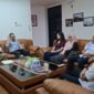 Poto: Pengurus Besar Padel Indonesia (PBPI) Provinsi Lampung saat bertemu ketua KONI Lampung Taufik Hidayat 