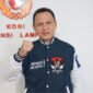 Poto: Ketua Umum KONI Lampung Ir Taufik Hidayat.
