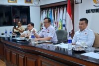 Wakil ketua II KONI Lampung Riagus Ria saat rapat koordinasi persiapan Porprov Lampung X 2026. (Dok Humas KONI).