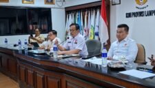 Wakil ketua II KONI Lampung Riagus Ria saat rapat koordinasi persiapan Porprov Lampung X 2026. (Dok Humas KONI).