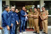 Bupati Lampura Hamartoni memberikan dukungan kepada PWI Lampung pada HPN dan Porwanas 2027 mendatang