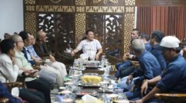 Pengurus PWI Lampung Audensi dengan Bupati Lampung Barat 