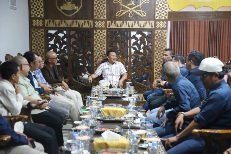 Pengurus PWI Lampung Audensi dengan Bupati Lampung Barat 