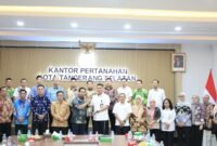 Jajaran Kantah dan BPPRD Lampung Selatan lakukan kunjungan ke Kantah Kota Tanggerang Selatan