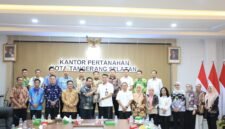 Jajaran Kantah dan BPPRD Lampung Selatan lakukan kunjungan ke Kantah Kota Tanggerang Selatan