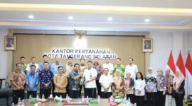 Jajaran Kantah dan BPPRD Lampung Selatan lakukan kunjungan ke Kantah Kota Tanggerang Selatan