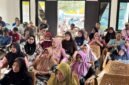 Masyarakat Candipuro tengah mengikuti kegiatan ekspose data dan perencanaan kerjasama yang dilakukan Kantor Pertanahan Lampung Selatan. 