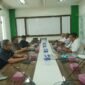 Pengurus PWI Lampung beraudiensi dengan Direktur PT. Semen Baturaja. 