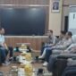 Pengurus PWI Lampung Beraudensi dengan GM PT ASDP Cabang Bakauheni. 