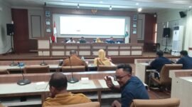 DKP dan Perum Bolog Cabang Lampung Selatan gelar sosialisasi penyaluran cadangan beras pemerintah bantuan pangan beras. 