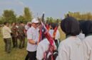 Wakil Ketua II KONI Provinsi Lampung, Riagus Ria saat meninjau latihan drum band binaan Garuda Swara Politeknik PT GPM ( dok KONI Lampung)