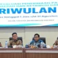 Sekda Lampung Selatan Supriyanto pimpin rapat bahas PAD tahun 2026. (Foto.Diskominfo Lamsel) 