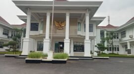 Kantor Bupati Lampung Selatan. (Foto.Juwantoro) 