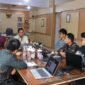 Jajaran Kantah Lampung Selatan ikuti kegiatan zoom percepatan integrasi. 