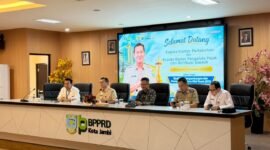 Jajaran Kantah dan BPPRD Lampung Selatan lakukan Studi tiru ke Kota Jambi. 