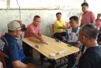 Kepala Dinkes Lampung Selatan Devi dan jajaran tengah menghadapi tim orado PWI Lamsel