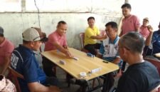 Kepala Dinkes Lampung Selatan Devi dan jajaran tengah menghadapi tim orado PWI Lamsel