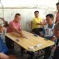 Kepala Dinkes Lampung Selatan Devi dan jajaran tengah menghadapi tim orado PWI Lamsel