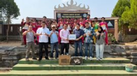 Foto: PTPN I (Persero) Regional 7 menyalurkan bantuan sarana pendidikan (dok PTPN/ Serambi Lampung.com