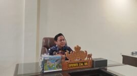 Sekda kab Lampung Selatan Supriyanto (foto.Juwantoro) 